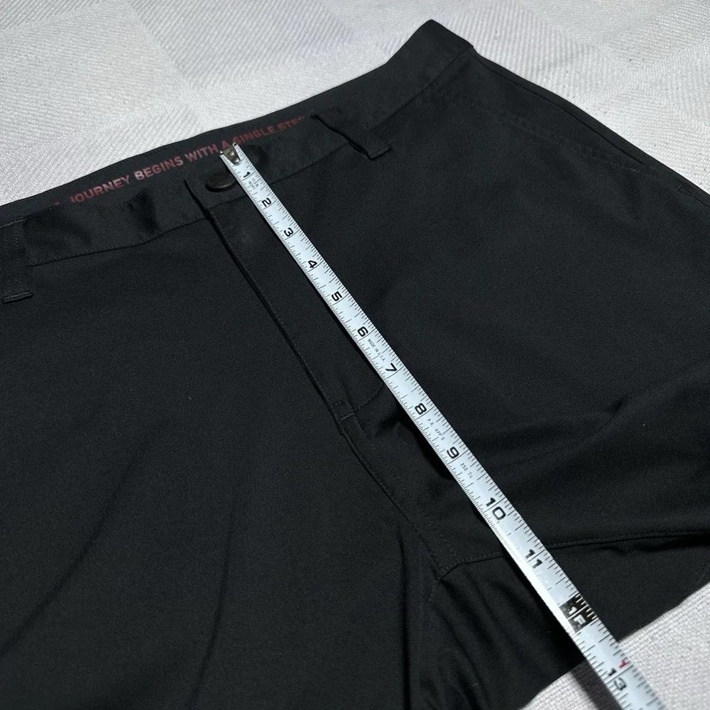 Rhone Commuter Pants Mens 32x31 Black Slim Fit Flat Front Stretch Casual Classic - Picture 11 of 14